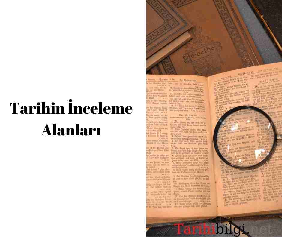 Tarihin İnceleme Alanları